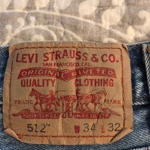 Levi’s jeans 512 slim fit